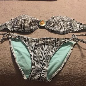 2 Piece Strapless Bikini